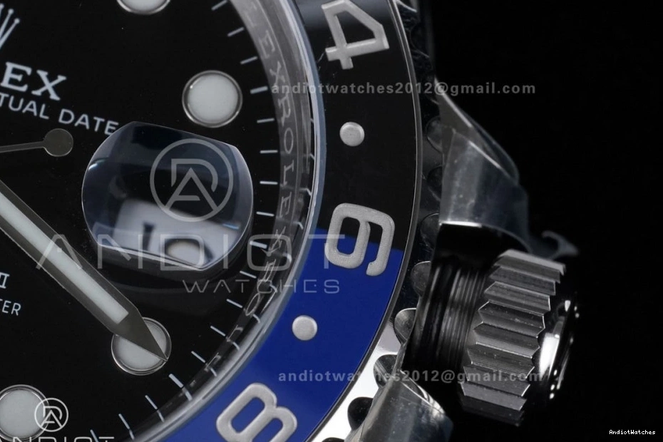 Best New 126710 On Batman Edition GMT ARF 904L V Master II Bracelet BLNR SS Oyster 1:1 851 Sleek SH3285 0801